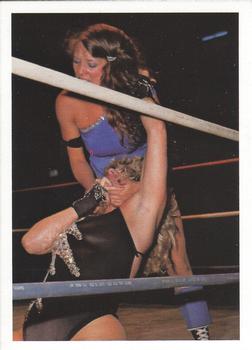 1988 Wonderama NWA #166 Linda Dallas vs. Misty Blue Front