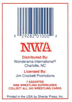 1988 Wonderama NWA #NNO Checklist 201-250 Front