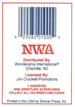 1988 Wonderama NWA #NNO Checklist 251-300 Front