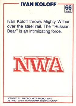 1988 Wonderama NWA #66 Ivan Koloff Back