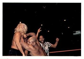 1988 Wonderama NWA #79 Shaska Whatley vs. Jimmy Valiant Front