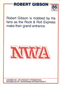 1988 Wonderama NWA #86 Robert Gibson Back