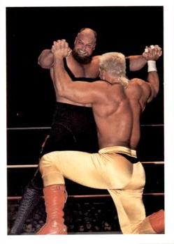 1988 Wonderama NWA #99a Warlord vs. Sting Front