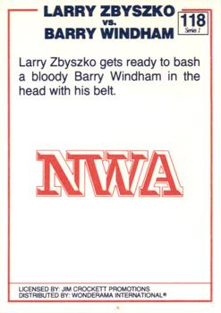 1988 Wonderama NWA #118 Larry Zbyszko / Barry Windham Back