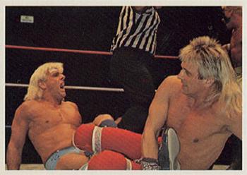 1988 Wonderama NWA #136a Ricky Morton vs. Ric Flair Front