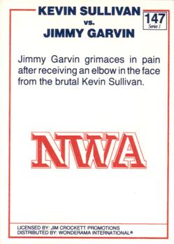 1988 Wonderama NWA #147 Kevin Sullivan vs. Jimmy Garvin Back