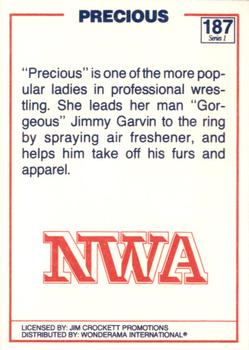 1988 Wonderama NWA #187 Precious Back