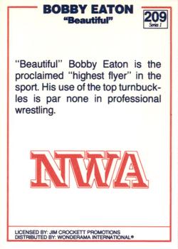 1988 Wonderama NWA #209 Bobby Eaton Back