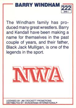 1988 Wonderama NWA #222 Barry Windham Back