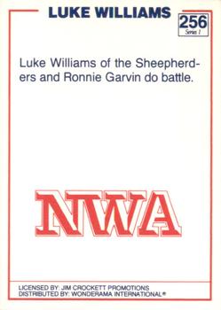 1988 Wonderama NWA #256 Luke Williams Back