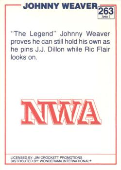 1988 Wonderama NWA #263 Johnny Weaver Back