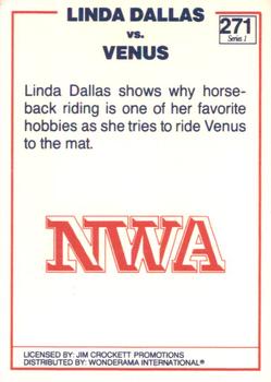 1988 Wonderama NWA #271 Linda Dallas vs Venus Back