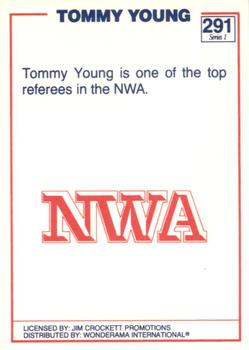 1988 Wonderama NWA #291 Tommy Young Back