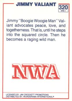 1988 Wonderama NWA #320 Jimmy Valiant Back