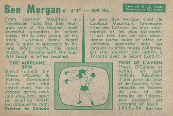 1955-56 Parkhurst #69 Ben Morgan Back