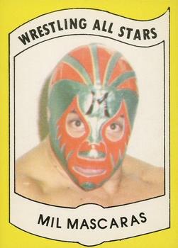 1982 Wrestling All Stars Series A #3 Mil Mascaras Front