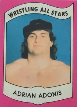 1982 Wrestling All Stars Series B #19 Adrian Adonis Front