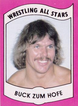 1982 Wrestling All Stars Series B #21 Buck Zumhofe Front