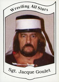 1983 Wrestling All Stars Series A #4 Sgt. Jacques Goulet Front