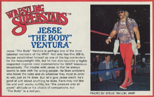 1984-88 LJN Wrestling Superstars Action Figure Cards #NNO Jesse 