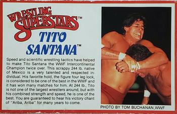 1984-88 LJN Wrestling Superstars Action Figure Cards #NNO Tito Santana Front