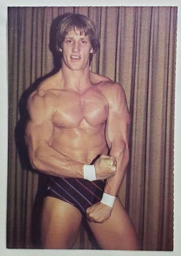 1985 Weiser and Weiser All Star Wrestling Postcards #31 Kevin Von Erich Front