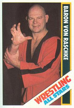 1985 Wrestling All Stars #13 Baron Von Raschke Front