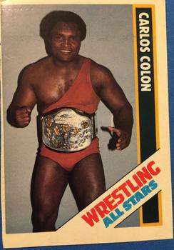 1985 Wrestling All Stars #18 Carlos Colon Front