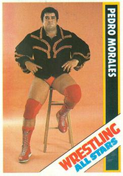 1985 Wrestling All Stars #52 Pedro Morales Front