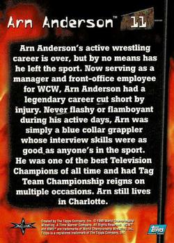 1999 Topps WCW Embossed #11 Arn Anderson Back