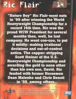 1999 Topps WCW Embossed #14 Ric Flair Back