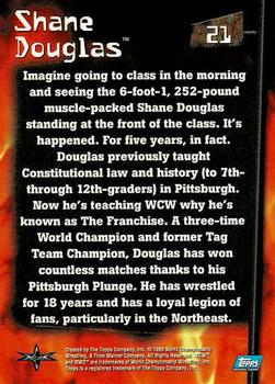 1999 Topps WCW Embossed #21 Shane Douglas Back