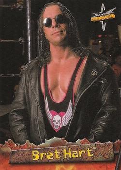 1999 Topps WCW Embossed #26 Bret Hart Front