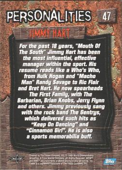 1999 Topps WCW Embossed #47 Jimmy Hart Back