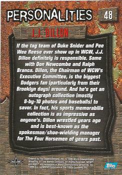 1999 Topps WCW Embossed #48 JJ Dillon Back
