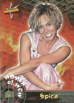 1999 Topps WCW Embossed #64 Spice Front