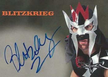 1999 Topps WCW Embossed - Autographs #NNO Blitzkrieg Front