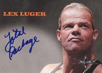 1999 Topps WCW Embossed - Autographs #NNO Lex Luger Front