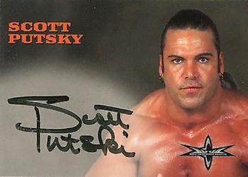 1999 Topps WCW Embossed - Autographs #NNO Scott Putski Front