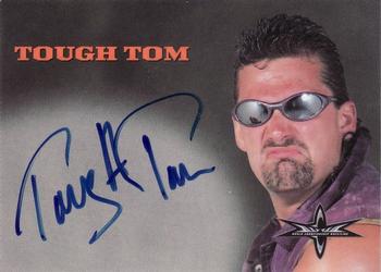 1999 Topps WCW Embossed - Autographs #NNO Tough Tom Front