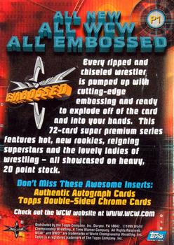 1999 Topps WCW Embossed - Promos #P1 Buff Bagwell Back