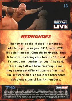 2013 TriStar TNA Impact Live #13 Hernandez Back