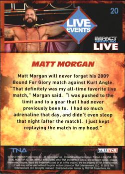 2013 TriStar TNA Impact Live #20 Matt Morgan Back