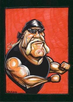 2013 TriStar TNA Impact Live #100 Hulk Hogan Caricature Front