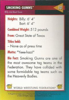 1995 WWF Magazine #10 Smoking Gunns (Billy & Bart Gunn) Back