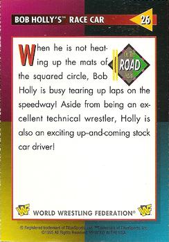 1995 WWF Magazine #26 Bob Holly's Race Car Back