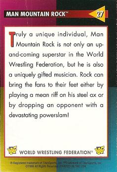 1995 WWF Magazine #27 Man Mountain Rock Back