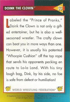 1995 WWF Magazine #33 Doink the Clown Back