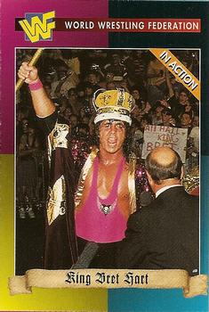 1995 WWF Magazine #42 King Bret Hart Front