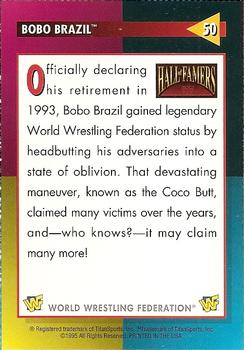 1995 WWF Magazine #50 Bobo Brazil Back
